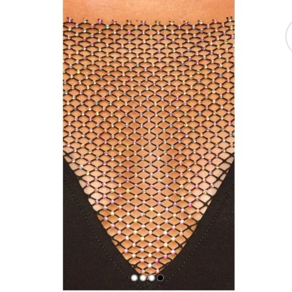 NWT Superdown Maris Deep V Mini Dress in Black Size S - Picture 5 of 12